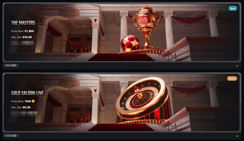 casino tournament gransino casino